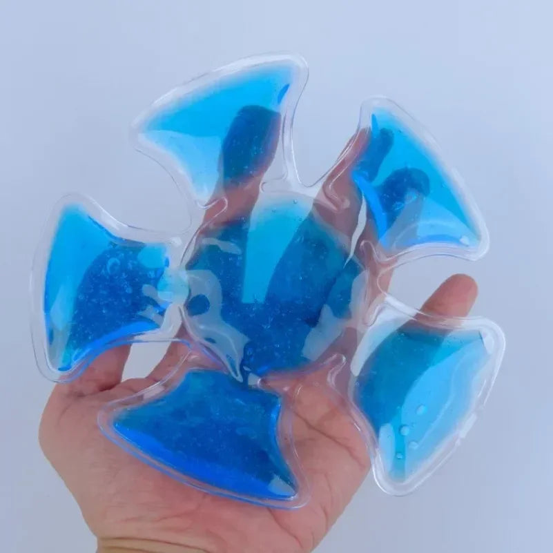VIBE Blue PVC Gel Ice Pack – Cooling Pad for Helmets & Hats