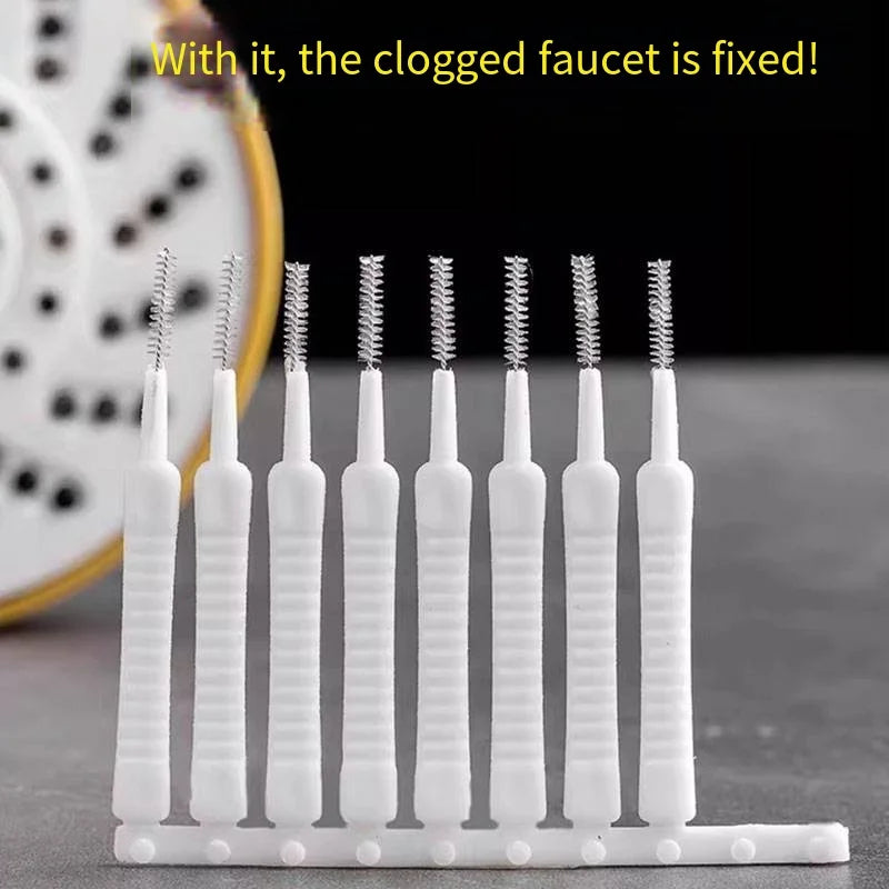 Shower Head Cleaning Brush & Unclogger Needle Set