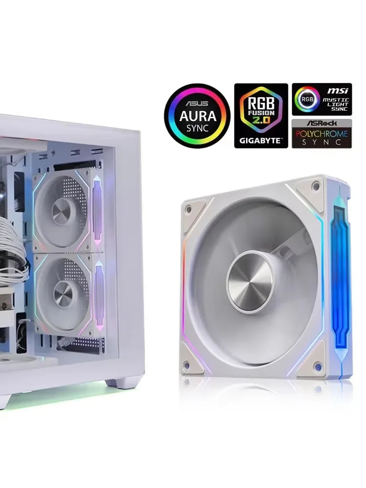 OUYUANSU Prism 4 120mm ARGB Case Fan – Infinite Mirror RGB