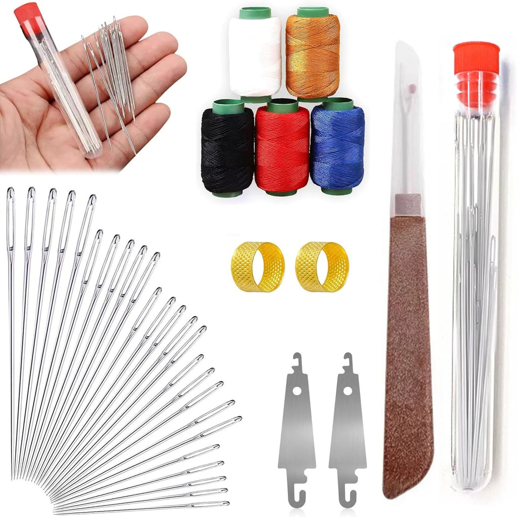 36-Piece Sewing Kit – Hand Needles, Thread Spools & Accessories