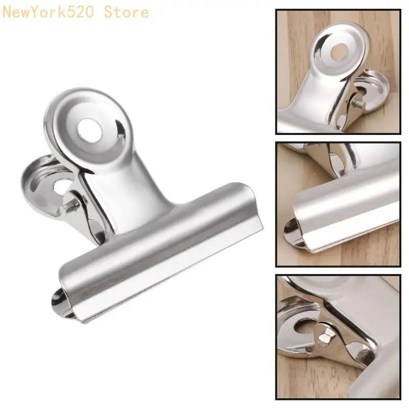 Stainless Steel Bag Clip Sealer & Paper Document Clamp