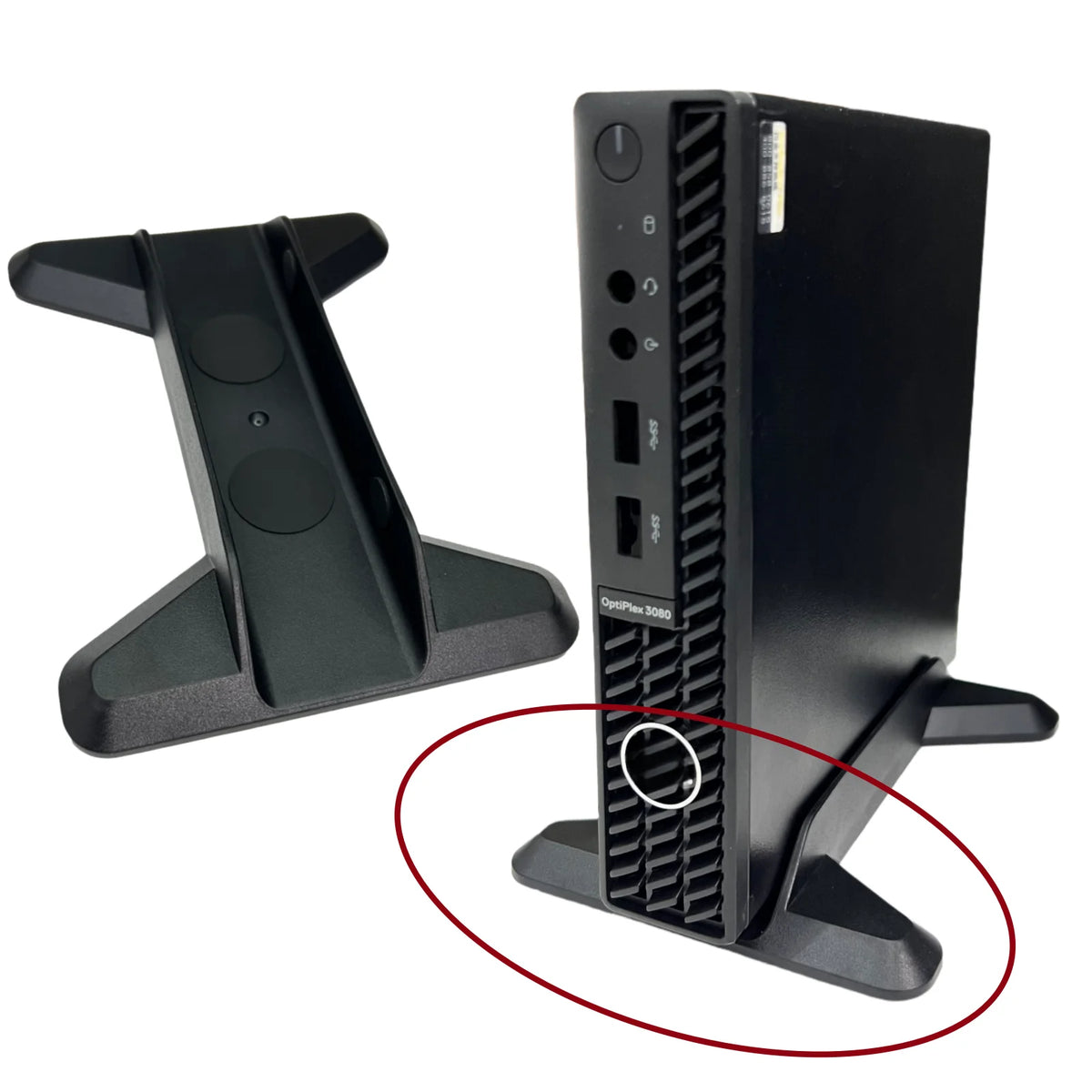 Vertical Stand Base for Dell OptiPlex Micro PC 3020M–3090M