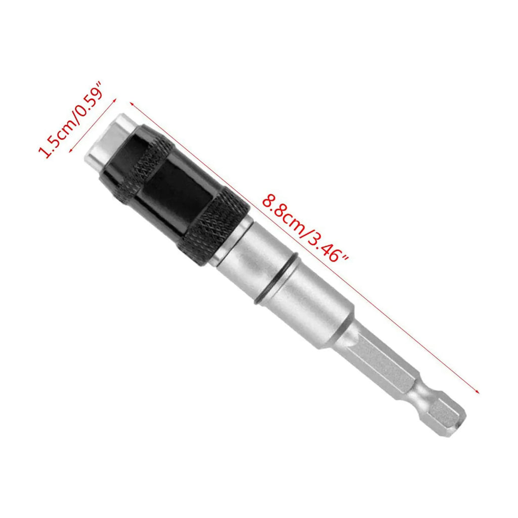 Right Angle Magnetic Bit Holder 6.35mm Quick-Release Adapter