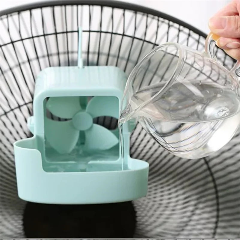 Hanging Fan Cooling Storage Box with 4 Cups | Portable Cooler