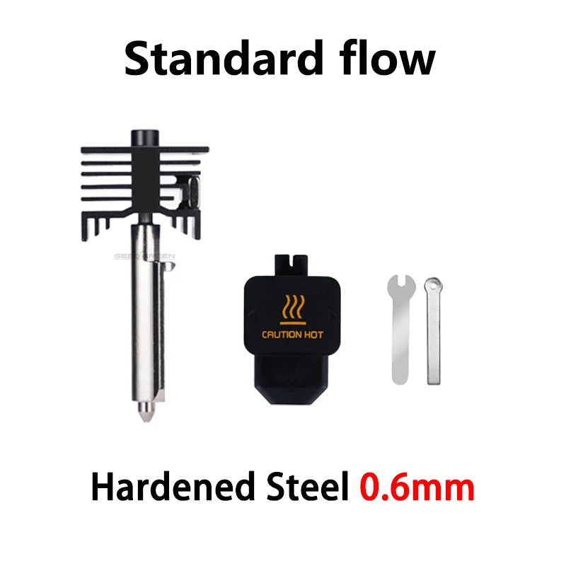 H2D Hotend Nozzle Kit for Bambu Lab – 0.2/0.4/0.6/0.8mm