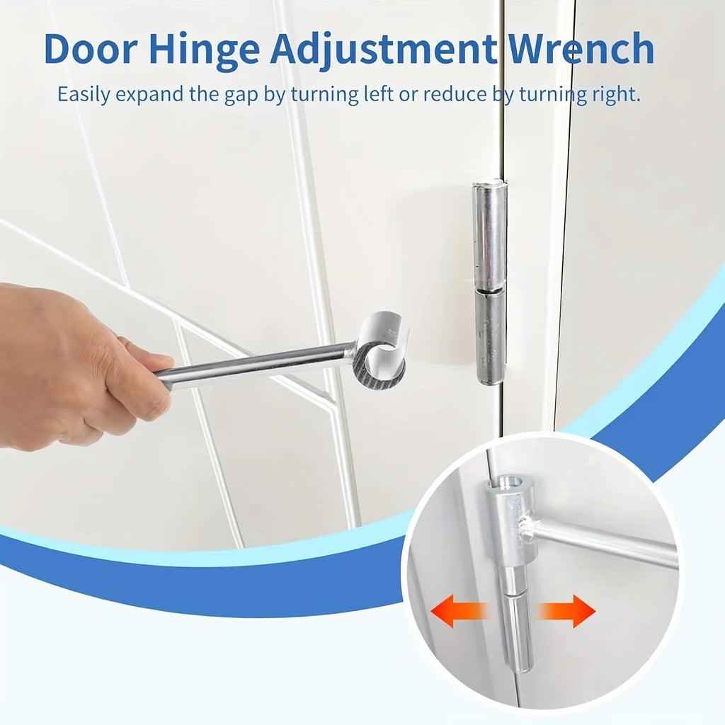 VIBE Adjustable Door Hinge Wrench – Heavy Duty Gap Tool