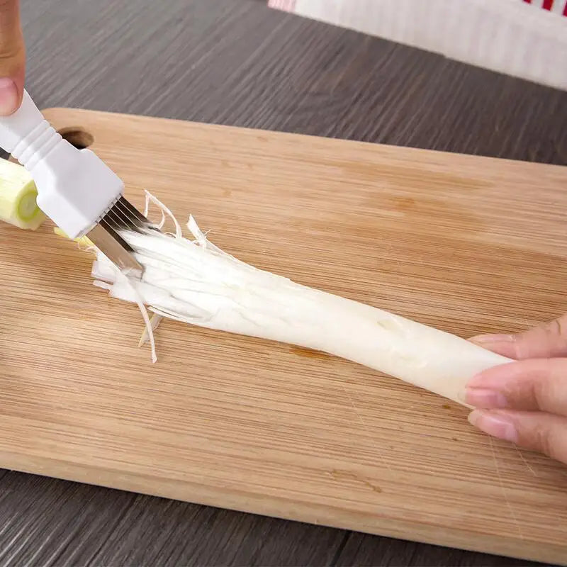Stainless Steel Green Onion Slicer & Vegetable Shredder