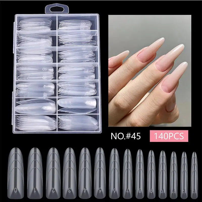 Dual System Nail Extension Forms – 70/140/150 Pcs False Tips