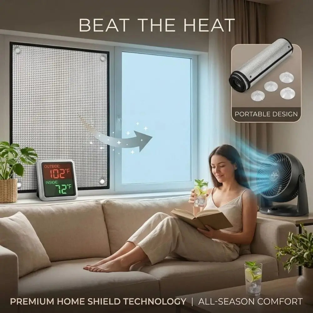 Aluminum Foil Window Insulation Film – UV & Privacy Shield