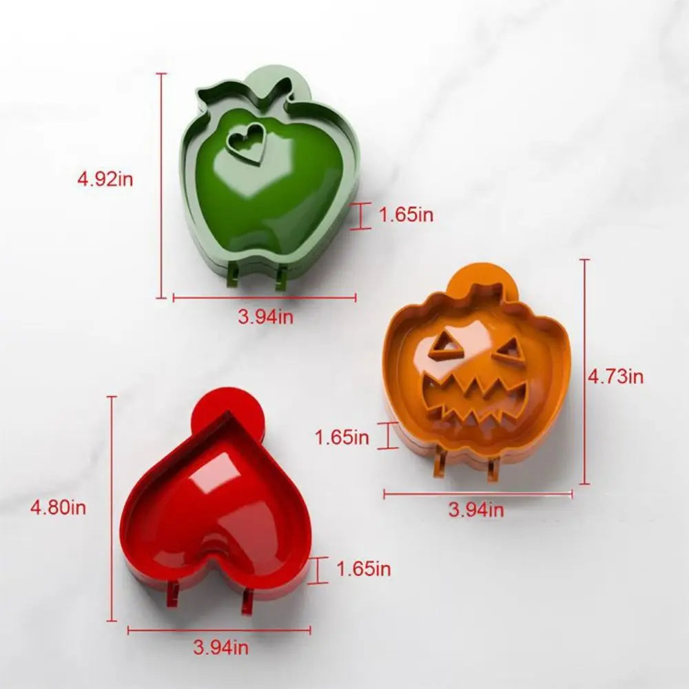 Fall Halloween Hand Pie Molds – Pumpkin Ghost Heart Shapes