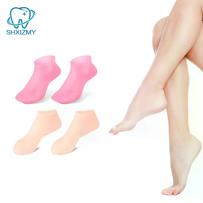 Silicone Moisturizing Foot Socks with Massage Texture
