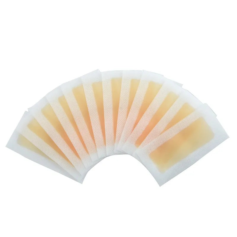 10-Pack Honey Facial Wax Strips – Brows, Lips & Cheeks