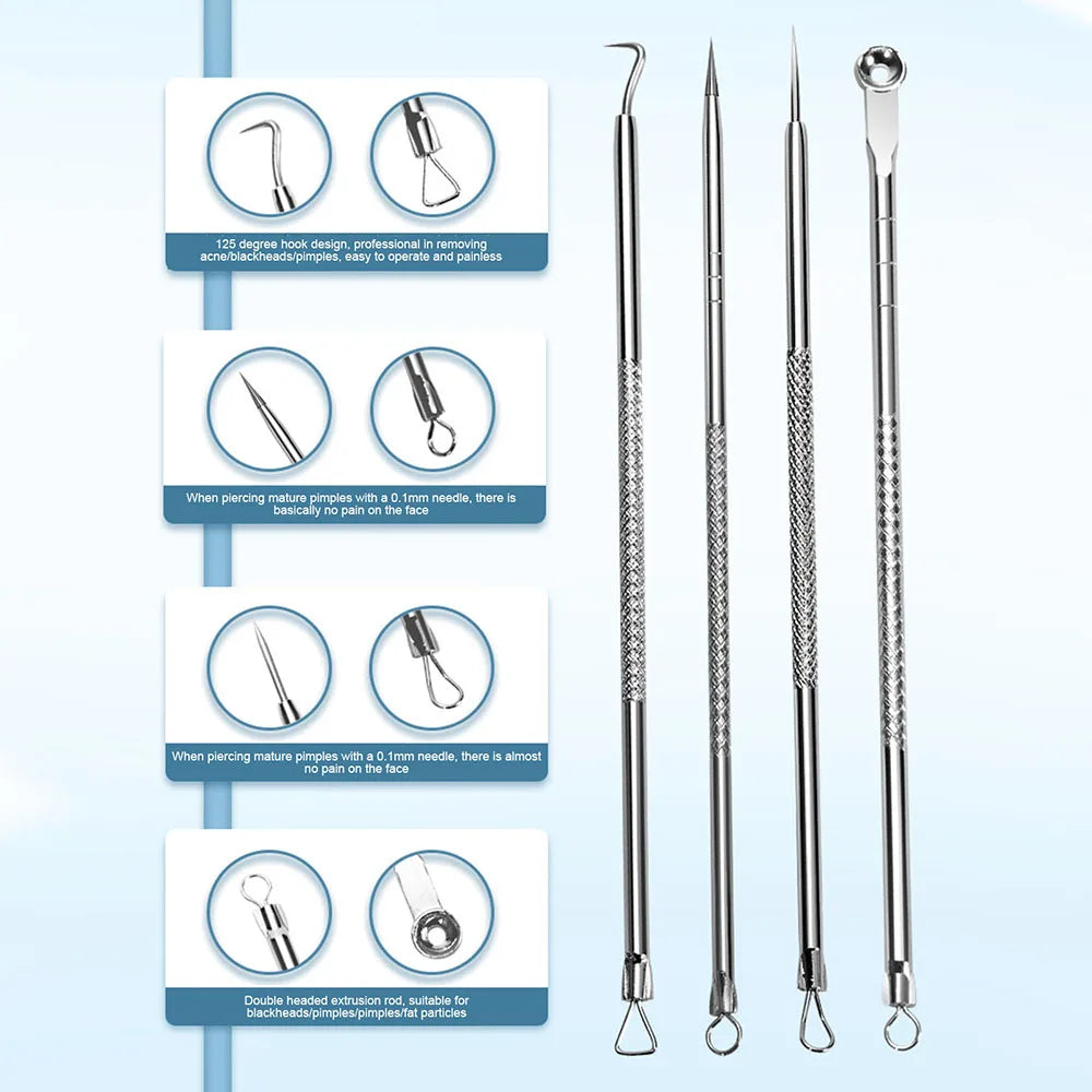 7-Piece Blackhead Removal Facial Cleansing Tool Kit