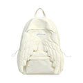 Angel Wing Y2K Nylon Backpack – Embroidered Women's Daypack