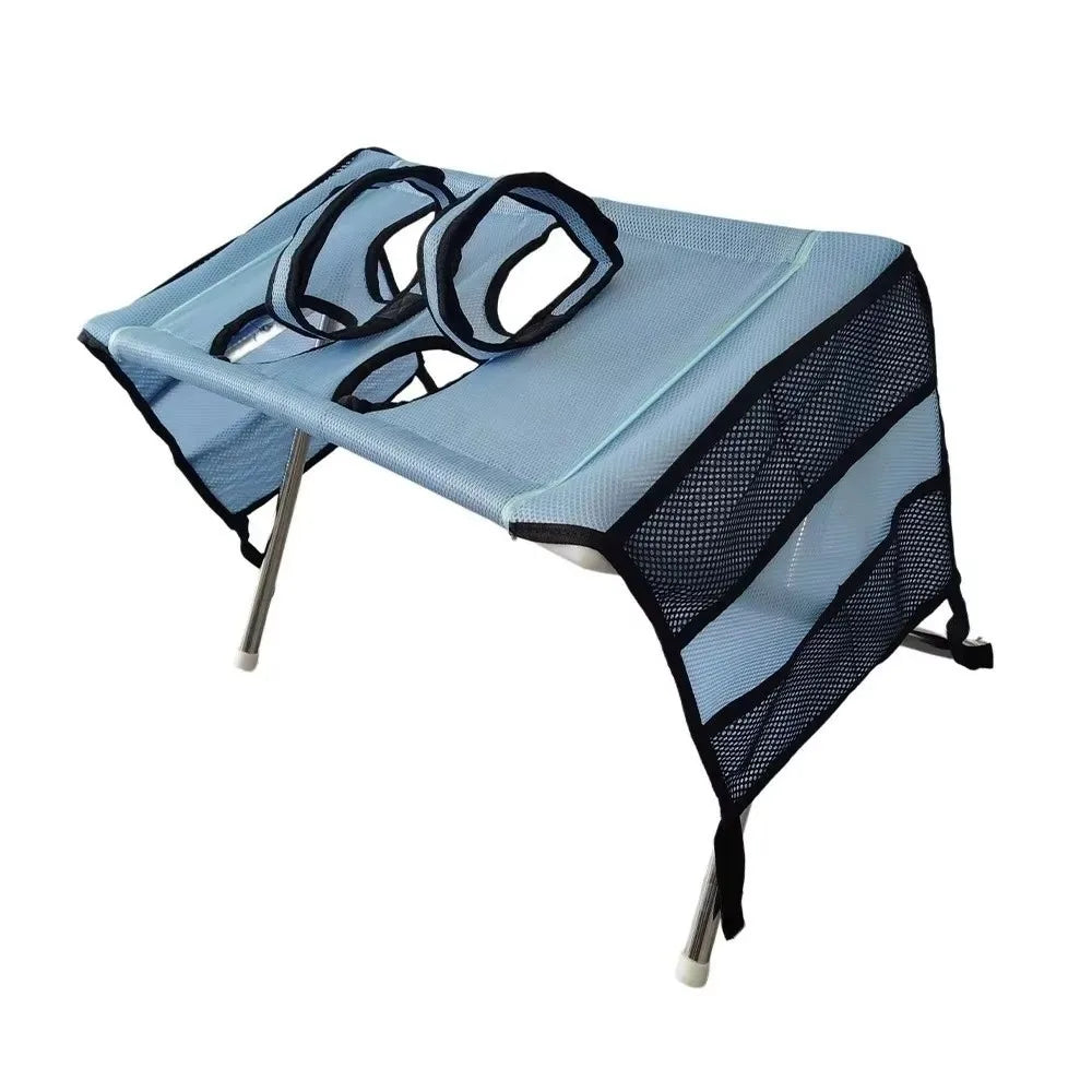 Foldable Oxford Cloth Pet Grooming Table – Metal Frame
