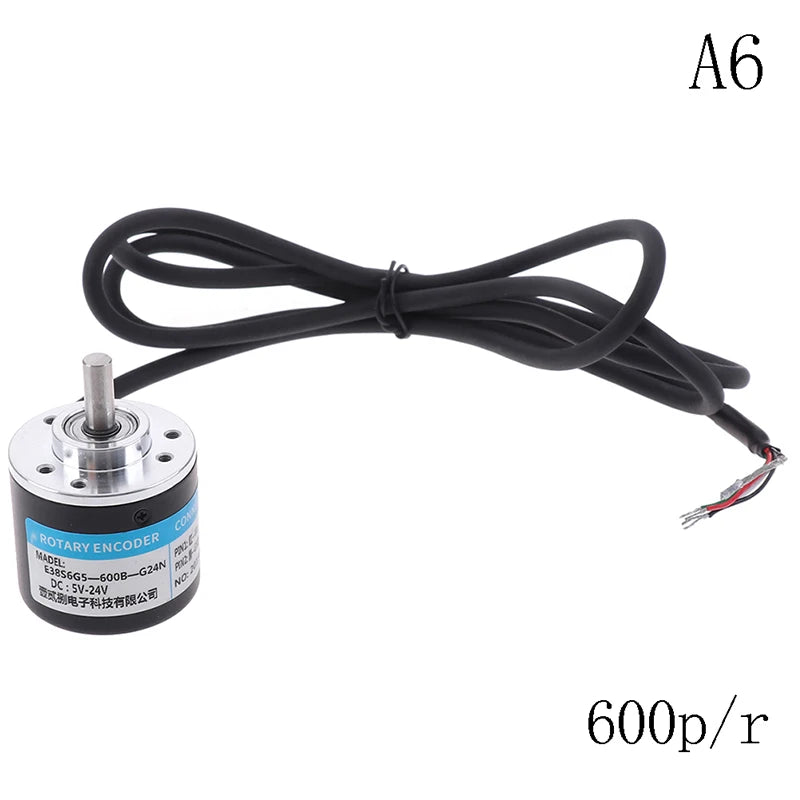 Photoelectric Incremental Rotary Encoder 5V–24V 100–600P/R