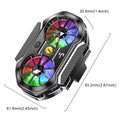 Semiconductor Dual Fan Phone Cooler for Gaming & Streaming
