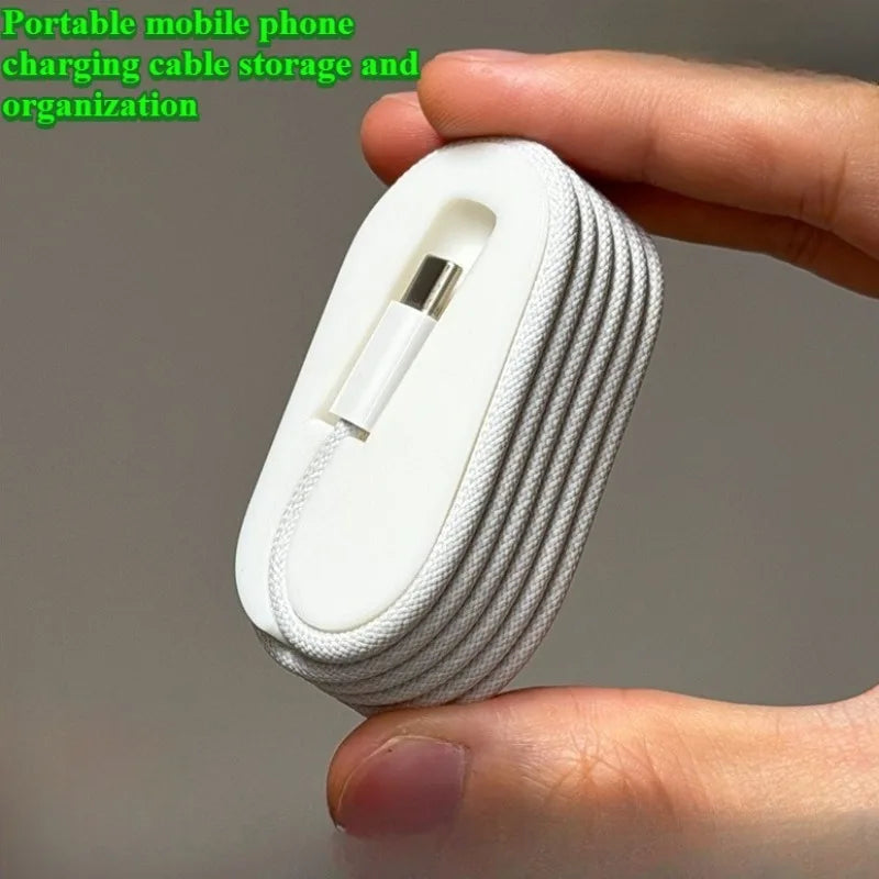 2-Pack USB-C Cable Organizer Wire Winder for Travel