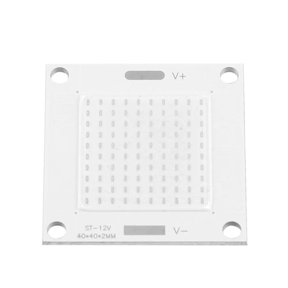 50W COB LED Chip Panel 12-14V Warm White & Blue DIY Light