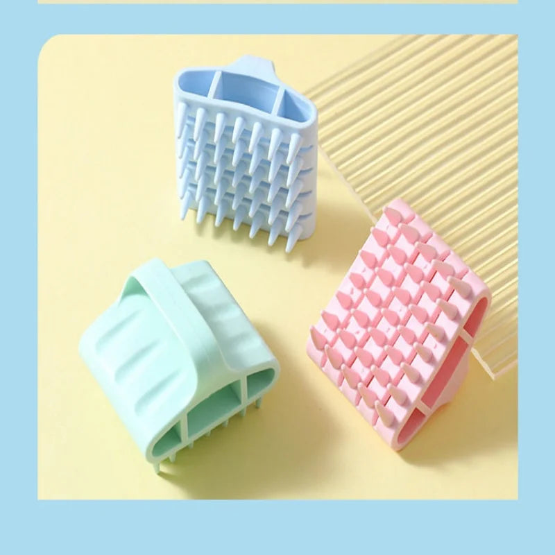 Silicone Scalp Massager Shampoo Brush | Hair Washing Comb