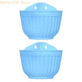 2-Pack Wall Hanging Flower Pots with Drainage | Herb Planter