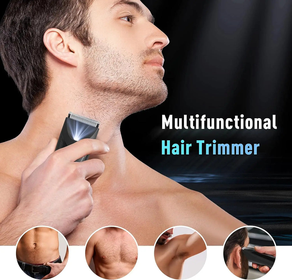 Kemei Electric Body & Beard Trimmer IPX7 Wet Dry Men Women