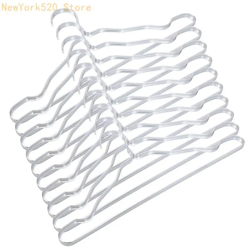 10-Pack Aluminum Alloy Heavy Duty Clothes Hangers – Rust-Free