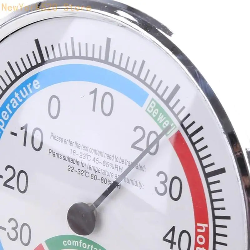 Mini 2-in-1 Indoor Thermometer & Hygrometer Analog Gauge