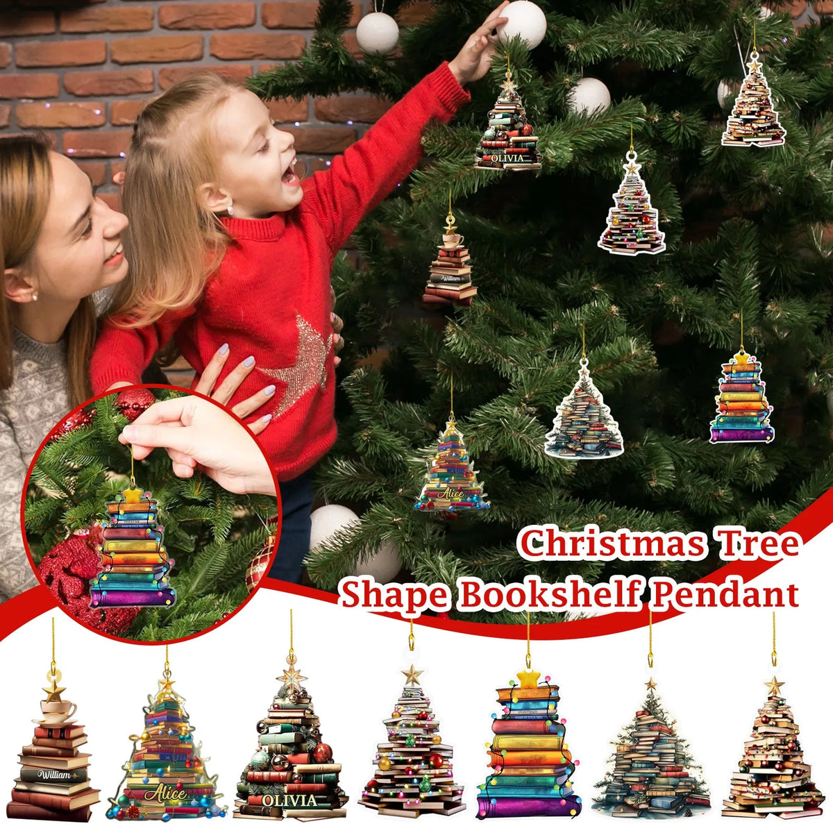 Personalized Baby's First Christmas Ornament 2025 – Custom Name