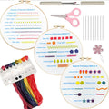 DIY Embroidery Starter Kit – Beginner Basic Stitch Learning Set
