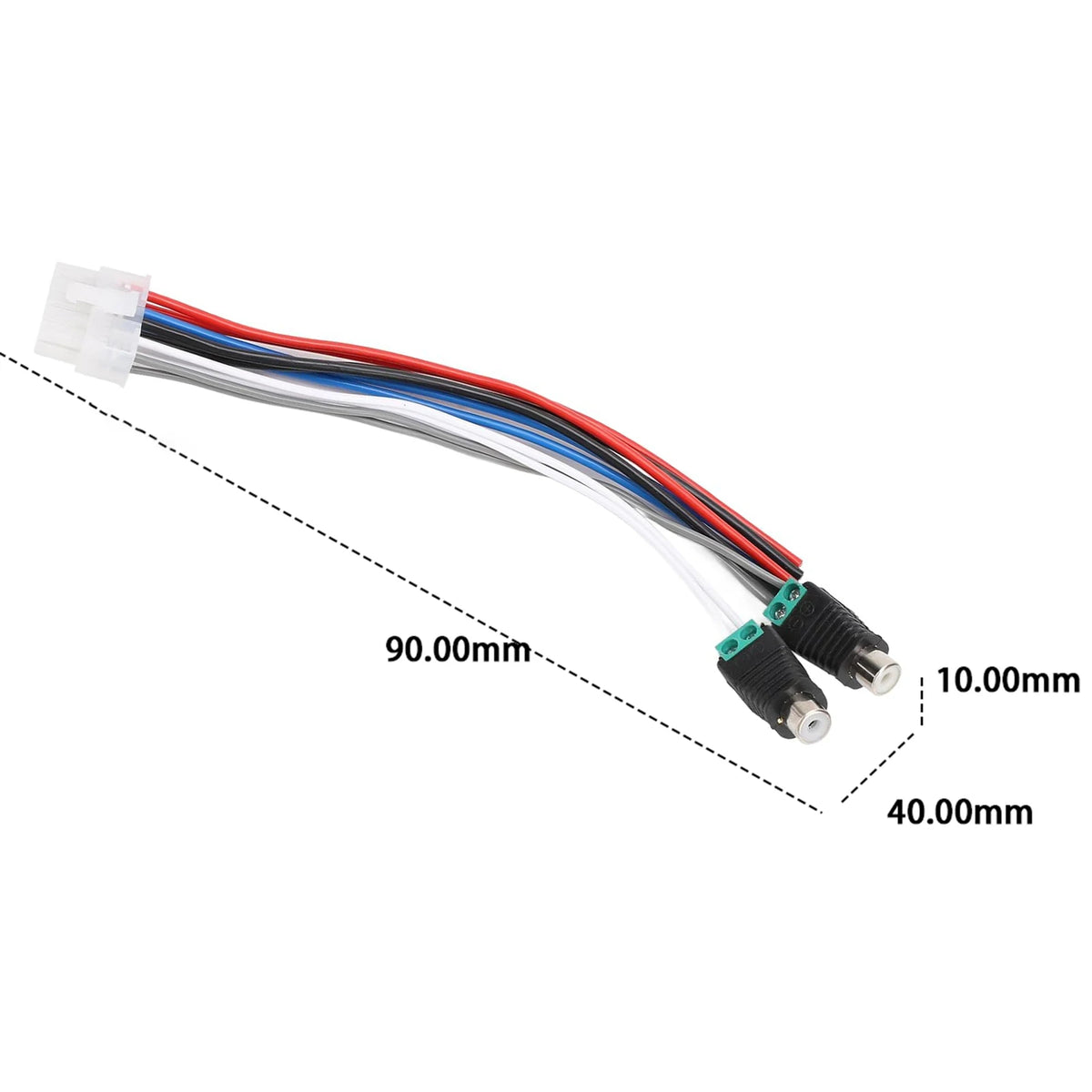 10-Pin Wire Harness RCA Jack for Dual TBX10A Car Amplifier