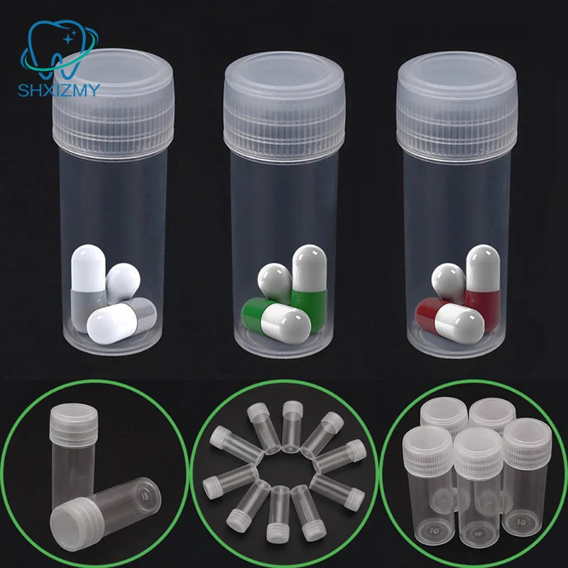20PCS 5ml Mini Plastic Sample Vials & Small Bottles with Lids