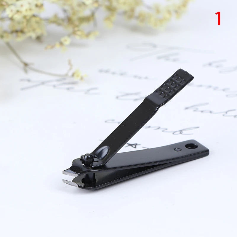 Professional Black Stainless Steel Toenail Clipper Trimmer