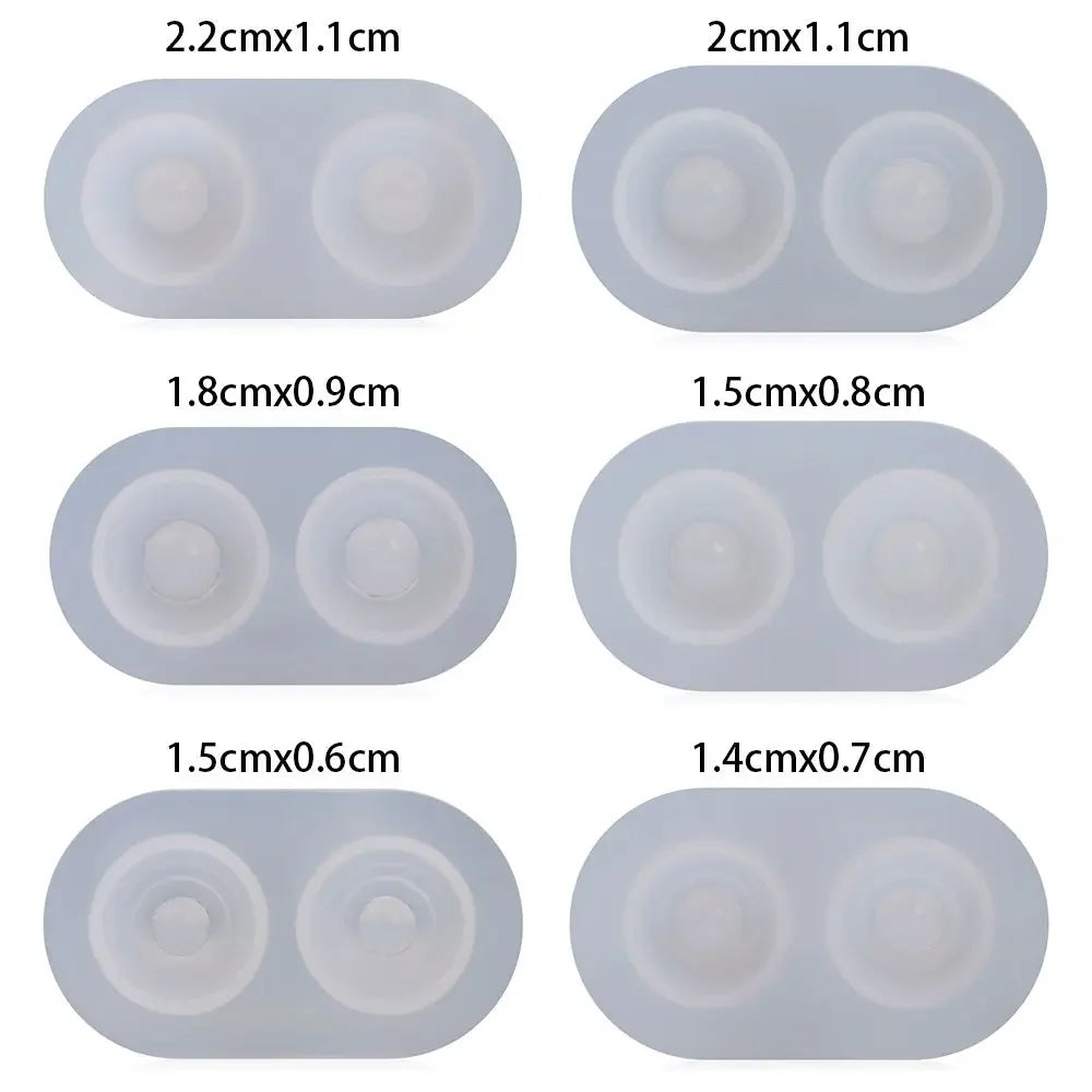 Silicone Eyeball Casting Mold – Half Round DIY Doll Eye Mould