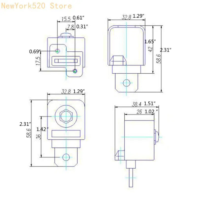 2-Pack 300A Copper Binding Posts – Inverter Amplifier Terminals