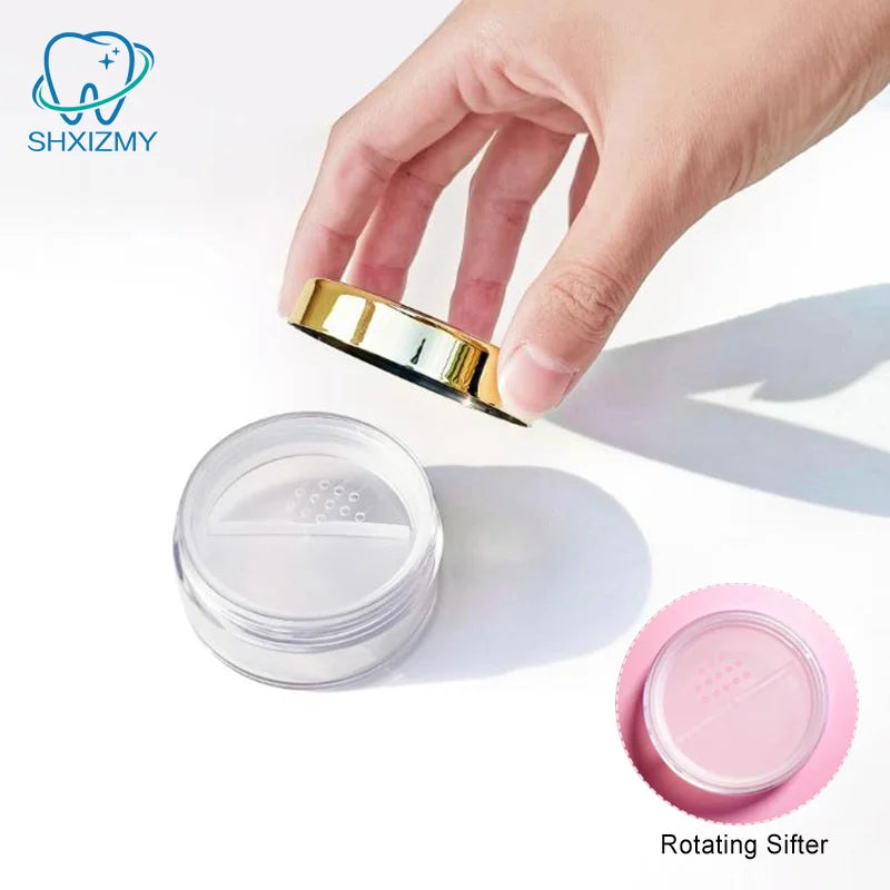 Empty Loose Powder Jar with Rotating Sifter 5/10/20/30g