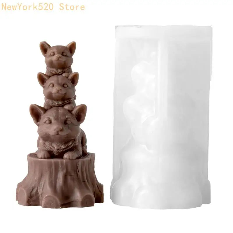 Stacking Animals Silicone Epoxy Resin Mold – Table Ornament