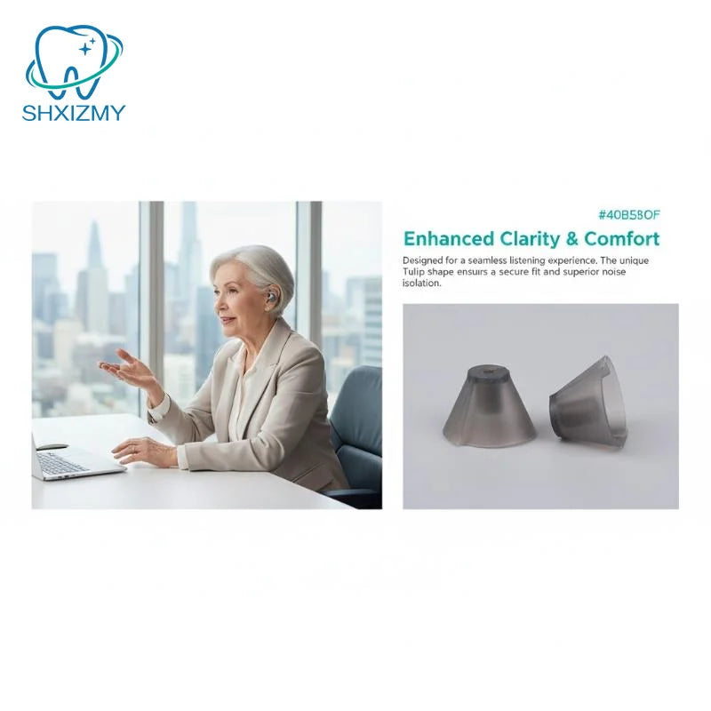Silicone Hearing Aid Eartips 10-Pack – Washable & Reusable