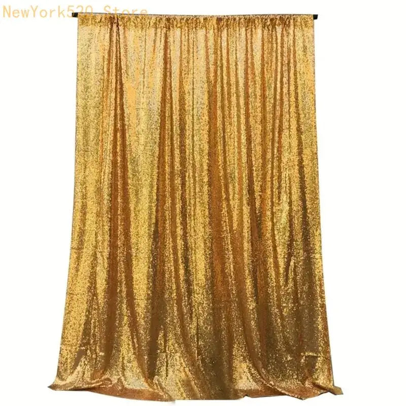 Sequin Backdrop Curtain – Shimmering Room Divider 243cm
