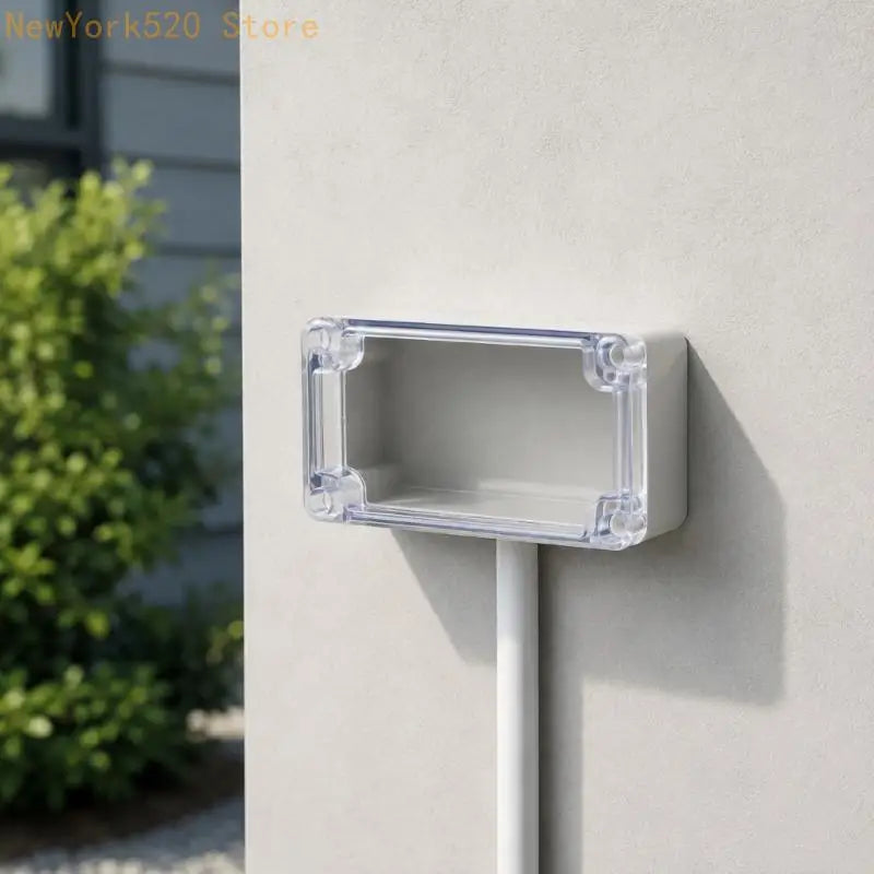 Clear Cover Electrical Junction Box – Compact ABS Enclosure