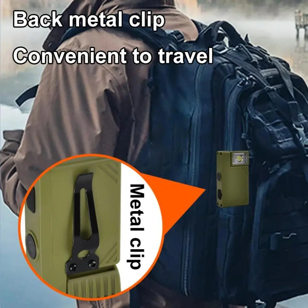 Mini USB Rechargeable Flashlight – Magnetic & Adjustable Angle