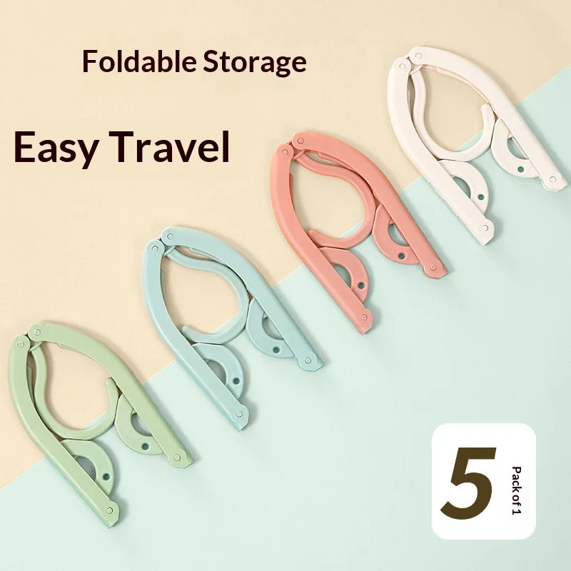Portable Folding Travel Hangers – Windproof Non-Slip PP Plastic