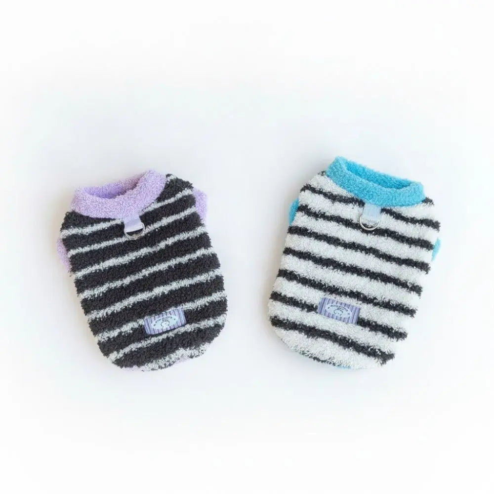 Striped Fleece-Lined Pet Vest for Cats & Dogs | XS–XXL