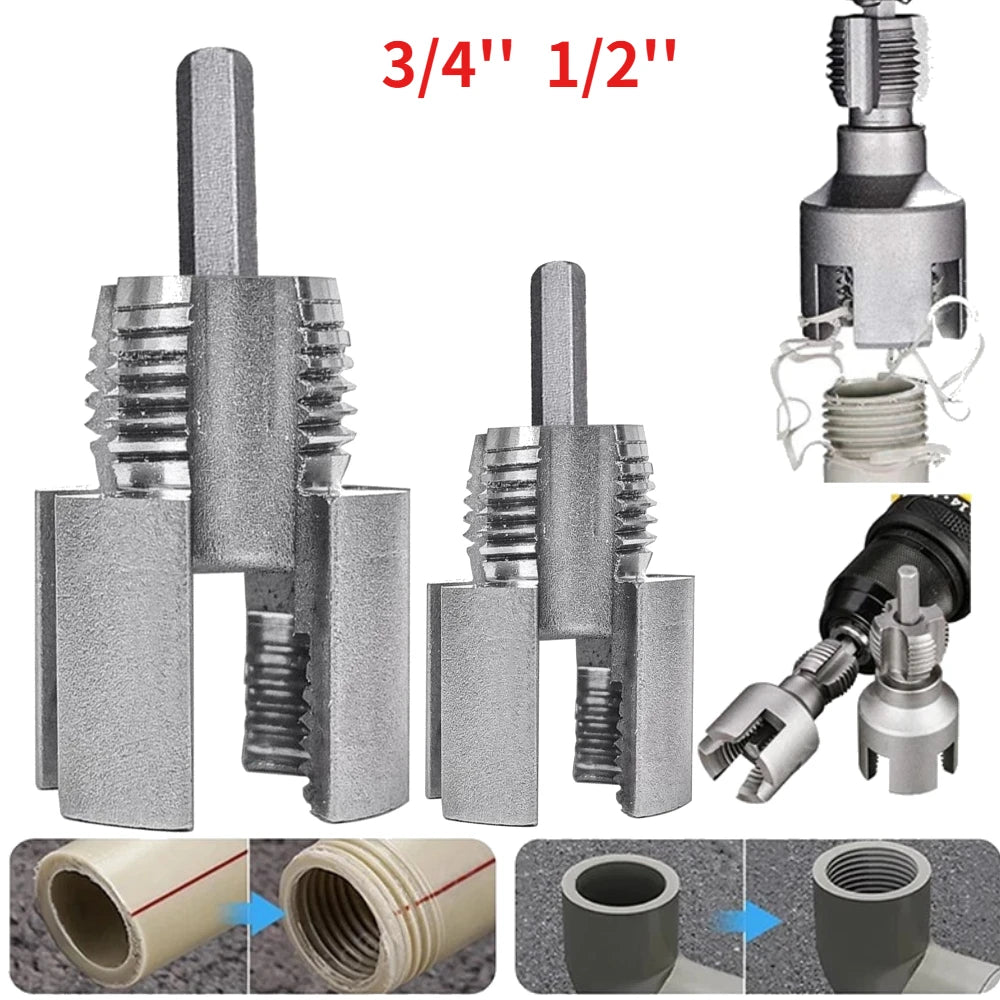 PPR/PVC Pipe Threader 20mm 25mm – Tap & Die Thread Cutting Tool