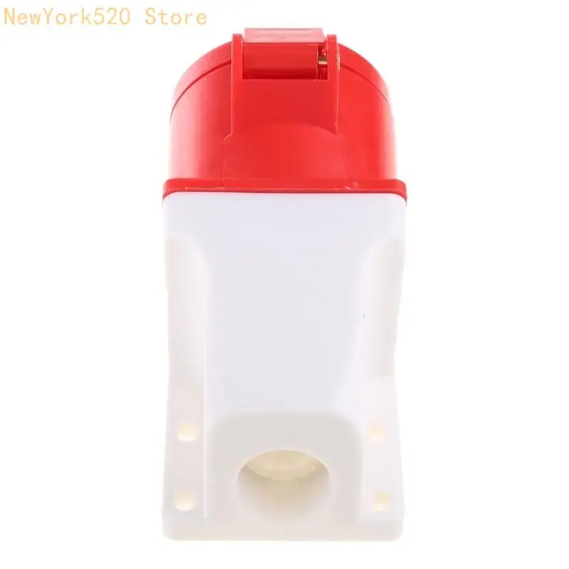 32A 3-Phase Industrial Site Plug 3P+N+E IP44 Weatherproof 240-415V