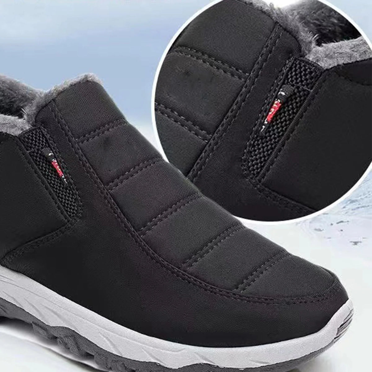 Women's Cotton Snow Boots – Warm Thick Soft Sole Winter Boots