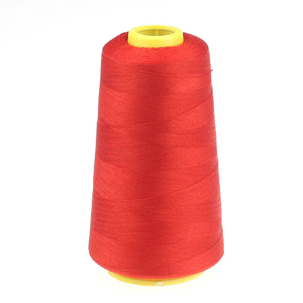2-Pack Polyester Sewing Thread 2300 Yards – White & Black Spools