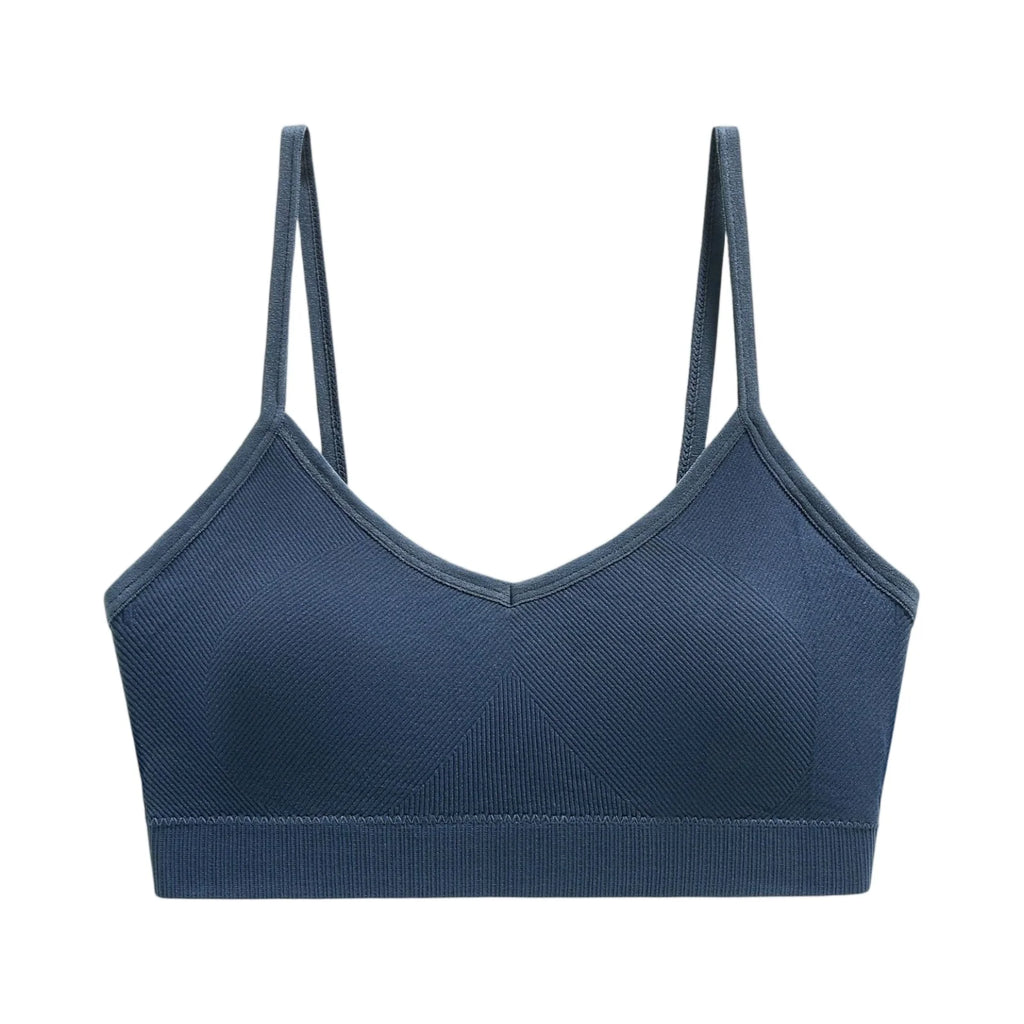 VIBE Women's Y-Back Padded Sports Bra – Yoga Fitness Vest
