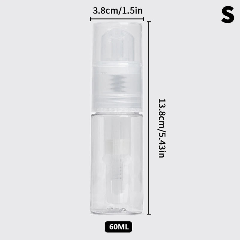 Refillable Powder Spray Bottle 18–120ml | Travel Dispenser