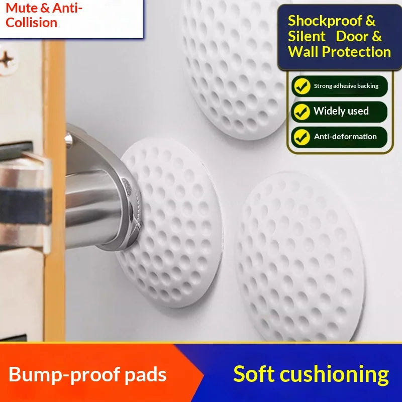 Self Adhesive Door Handle Bumper Pads – Rubber Wall Protectors